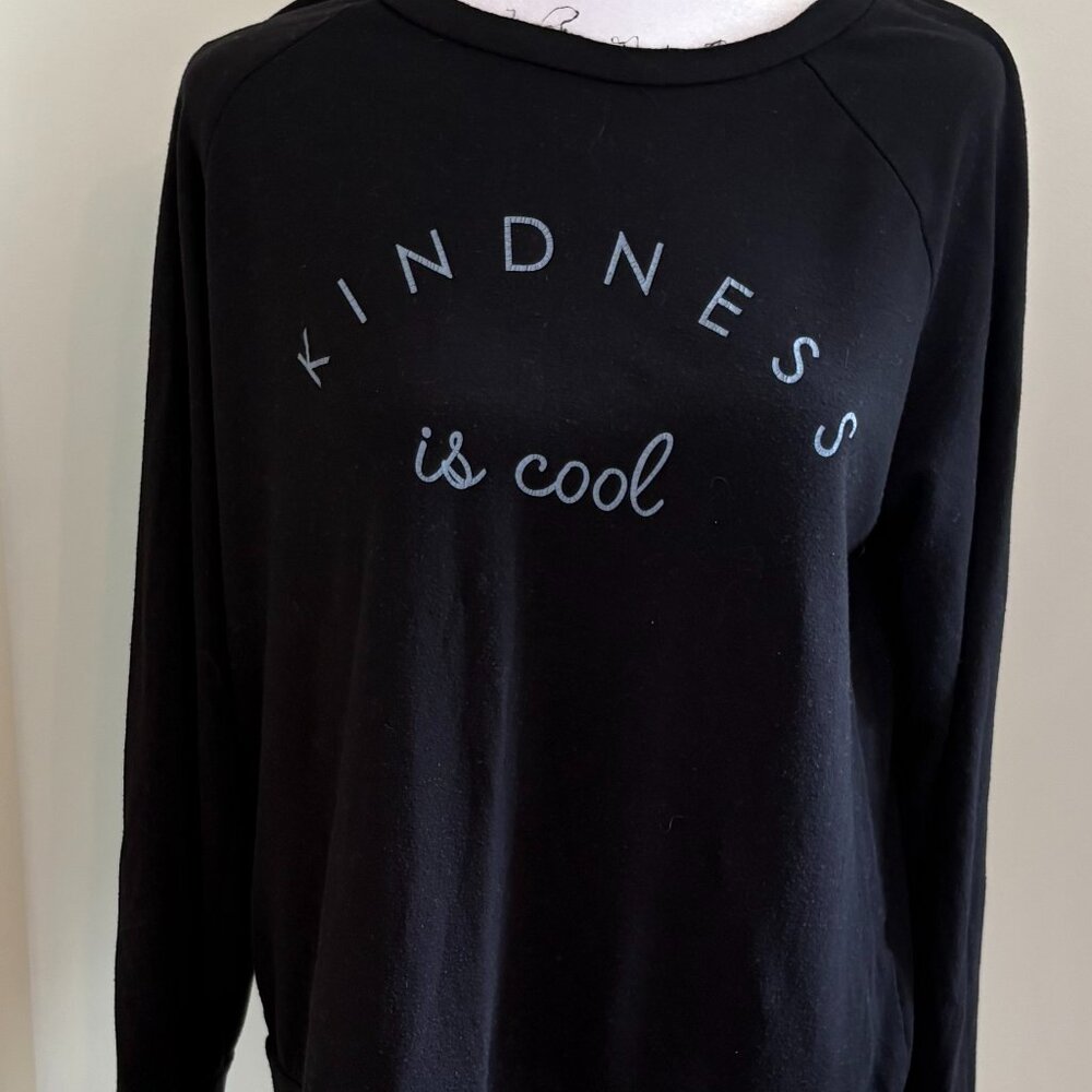 "Kindness Is Cool" Long Sleeved Graphic Pullover by Interval from Wantable, Med